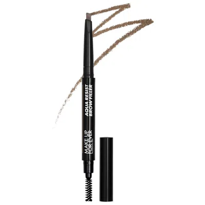 MAKE UP FOR EVER AQUA RESIST WATERPROOF EYEBROW FILLER PENCIL 25 - MEDIUM ASH .009 OZ