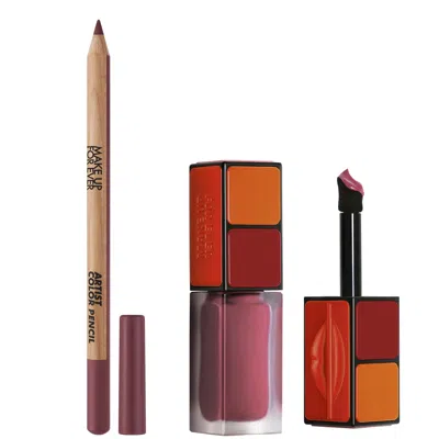 Make Up For Ever Boundless Berry Bundle - Artist Color Pencil & Liquid Color