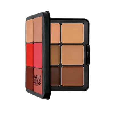 Make Up For Ever Hd Skin Face Essentials Palette With Highlighters In Tan To Deep Skintone