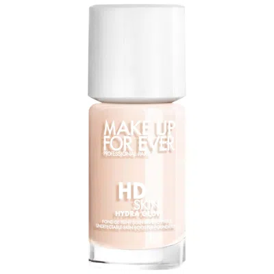 MAKE UP FOR EVER HD SKIN HYDRA GLOW HYDRATING FOUNDATION WITH HYALURONIC ACID 1N00 - ALABASTER 1 OZ