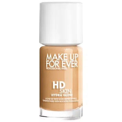 MAKE UP FOR EVER HD SKIN HYDRA GLOW HYDRATING FOUNDATION WITH HYALURONIC ACID 2Y36 - WARM HONEY 1 OZ