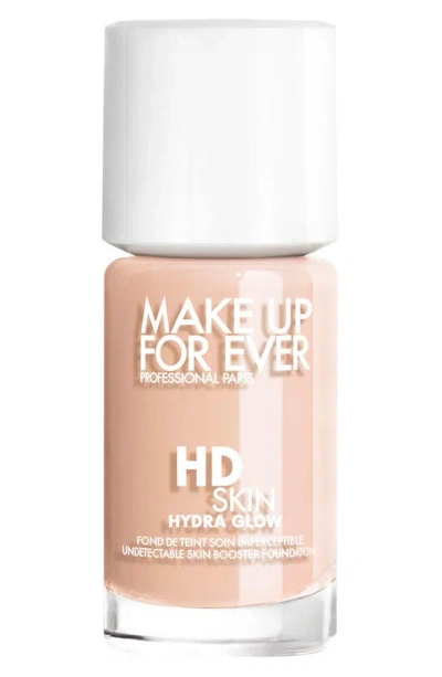 Make Up For Ever Hd Skin Hydra Glow Skin Care Foundation With Hyaluronic Acid In 1n06 - Porcelain