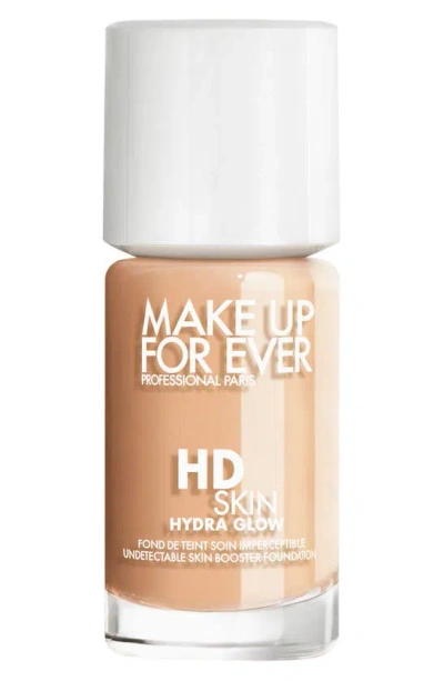 Make Up For Ever Hd Skin Hydra Glow Skin Care Foundation With Hyaluronic Acid In 2n22 - Nude