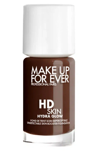 Make Up For Ever Hd Skin Hydra Glow Skin Care Foundation With Hyaluronic Acid In 4n78 - Ebony