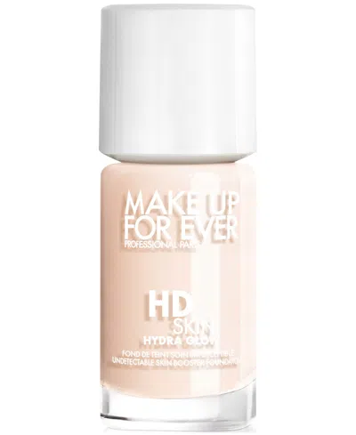 Make Up For Ever Hd Skin Hydra Glow Skincare Foundation With Hyaluronic Acid In N - Alabaster - For Very Fair Skin With