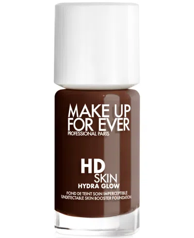 Make Up For Ever Hd Skin Hydra Glow Skincare Foundation With Hyaluronic Acid In N - Ebonyâ - For Very Deep Skin With Ne