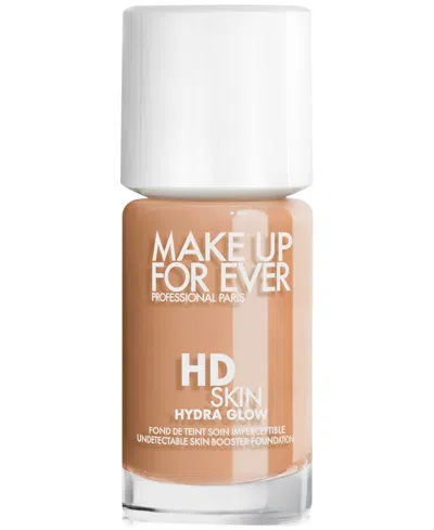 Make Up For Ever Hd Skin Hydra Glow Skincare Foundation With Hyaluronic Acid In R - Cool Caramelâ - For Medium To Tan S