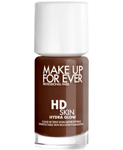 Make Up For Ever Hd Skin Hydra Glow Skincare Foundation With Hyaluronic Acid In R - Cool Ebonyâ - For Very Deep Skin Wi