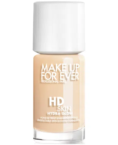 Make Up For Ever Hd Skin Hydra Glow Skincare Foundation With Hyaluronic Acid In Transparent