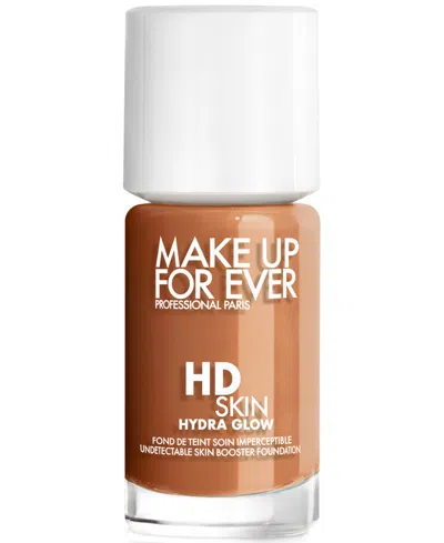Make Up For Ever Hd Skin Hydra Glow Skincare Foundation With Hyaluronic Acid In Y - Warm Almondâ Â - For Deep Skin With