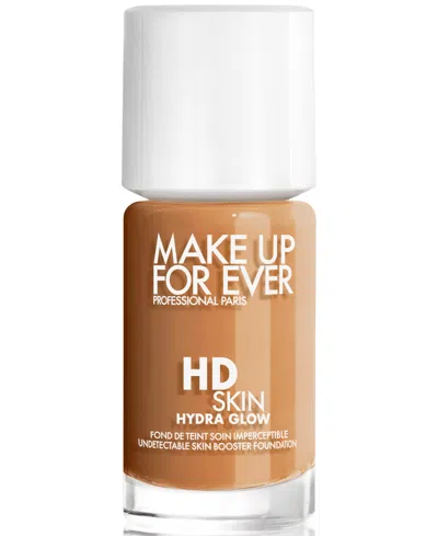 Make Up For Ever Hd Skin Hydra Glow Skincare Foundation With Hyaluronic Acid In Y - Warm Mapleâ - For Tan Skin With Oli