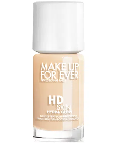 Make Up For Ever Hd Skin Hydra Glow Skincare Foundation With Hyaluronic Acid In Y - Warm Vanillaâ - For Light Skin With