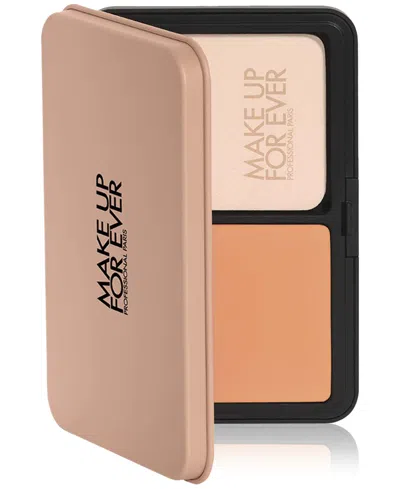 Make Up For Ever Hd Skin Matte Velvet Undetectable Longwear Blurring Powder Foundation In Brown