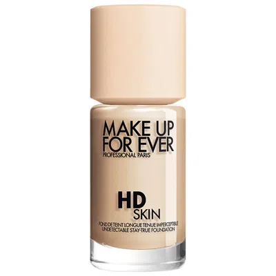 MAKE UP FOR EVER HD SKIN WATERPROOF NATURAL MATTE FOUNDATION 1N10 IVORY 1.01 OZ/ 30 ML