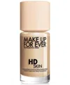 Make Up For Ever Hd Skin Waterproof Natural Matte Foundation In 1n14 - Beige (for Light Skin Tones With