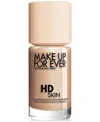 Make Up For Ever Hd Skin Waterproof Natural Matte Foundation In 1y18 - Warm Cashew (for Light Skin Tones