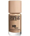 Make Up For Ever Hd Skin Waterproof Natural Matte Foundation In 2n34 - Honey (for Medium To Tan Skin Ton