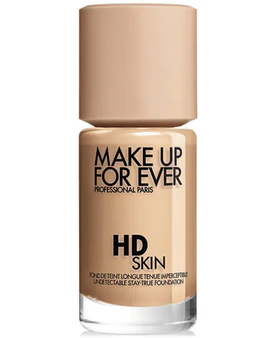 Make Up For Ever Hd Skin Waterproof Natural Matte Foundation In 2y20 - Warm Nude (for Light To Medium Sk