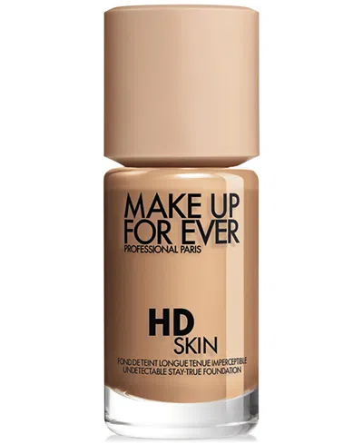 Make Up For Ever Hd Skin Waterproof Natural Matte Foundation In 2y32 - Warm Caramel (for Medium Skin Ton