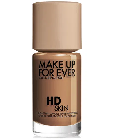 Make Up For Ever Hd Skin Waterproof Natural Matte Foundation In 3r58 - Cool Hazelnut (for Tan To Deep Sk