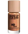 Make Up For Ever Hd Skin Waterproof Natural Matte Foundation In 3y56 - Warm Hazelnut (for Tan To Deep Sk