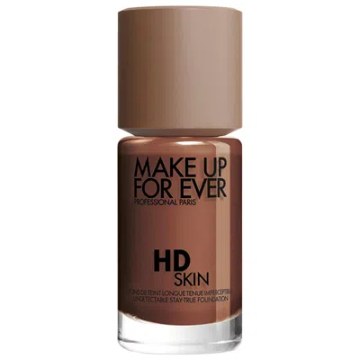 MAKE UP FOR EVER HD SKIN WATERPROOF NATURAL MATTE FOUNDATION 4Y70 WARM ESPRESSO 1.01 OZ/ 30 ML