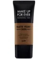Make Up For Ever Matte Velvet Skin Full Coverage Foundation In R540 - Dark Brown