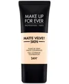 Make Up For Ever Matte Velvet Skin Full Coverage Foundation In Y205 - Alabaster