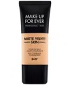 Make Up For Ever Matte Velvet Skin Full Coverage Foundation In Y315 - Sand