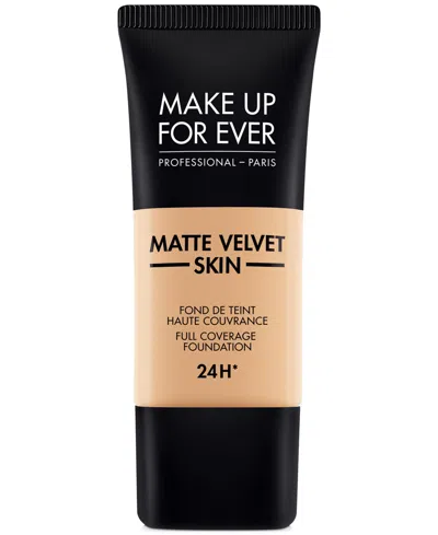 Make Up For Ever Matte Velvet Skin Full Coverage Foundation In Y335 - Dark Sand