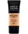 Make Up For Ever Matte Velvet Skin Full Coverage Foundation In Y375 - Golden Sand