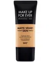 Make Up For Ever Matte Velvet Skin Full Coverage Foundation In Y405 - Golden Honey