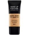 Make Up For Ever Matte Velvet Skin Full Coverage Foundation In Y425 - Honey