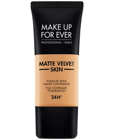 Make Up For Ever Matte Velvet Skin Full Coverage Foundation In Y433 - Caramel