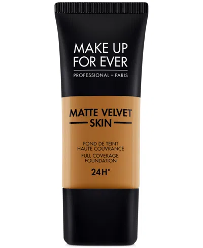 Make Up For Ever Matte Velvet Skin Full Coverage Foundation In Y513 - Warm Amber