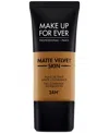 Make Up For Ever Matte Velvet Skin Full Coverage Foundation In Y523 - Golden Brown