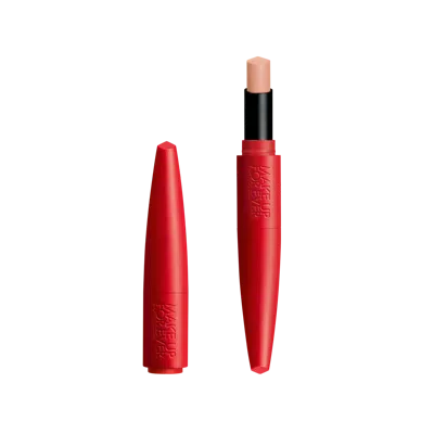 Make Up For Ever Rouge Artist For Ever Satin & Matte Lipstick 100 Empowered Beige 0.08 oz / 2.4 G In Empowered Beige - Pale Beige - M