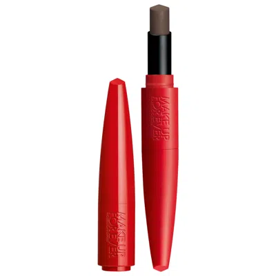 MAKE UP FOR EVER ROUGE ARTIST FOR EVER SATIN & MATTE LIPSTICK 612 DIMENSIONAL DARK BROWN 0.08 OZ / 2.4 G