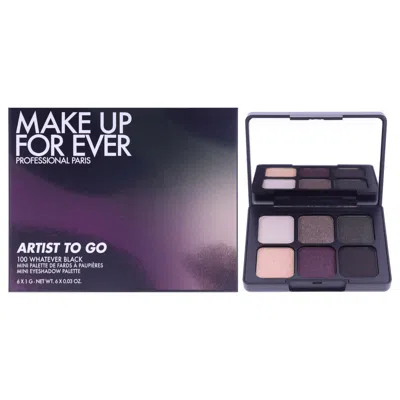 Make Up Forever Ladies Artist To Go Mini Palette 0.18 oz 100 Whatever Black Makeup 3548752207096