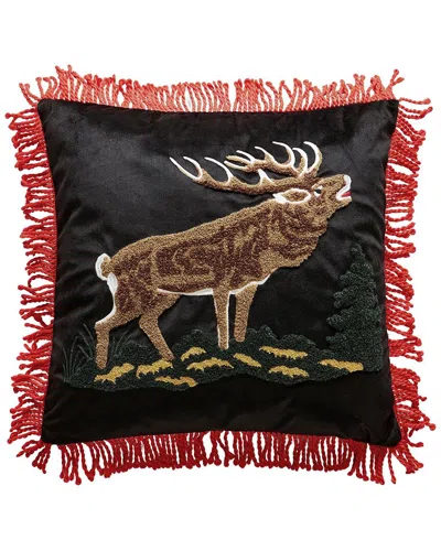 Makers Collective Camp Wandawega Elk Needle-punched Pillow