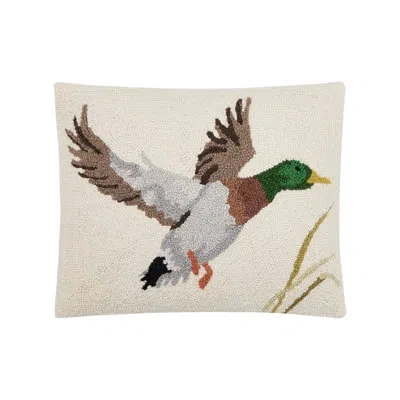 Makers Collective Camp Wandawega Mallard Wool Hook Throw Pillow