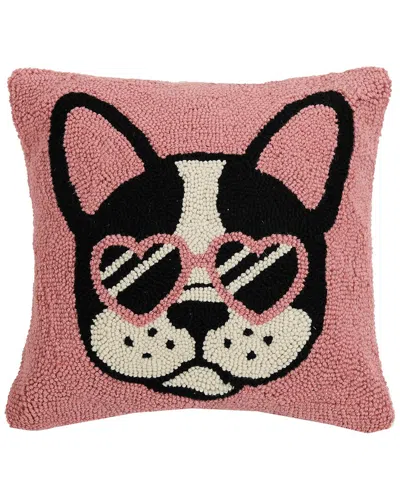 Makers Collective Cool French Bulldog Wool Hook Pillow