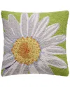 Makers Collective Daisy Wool Hook Pillow In Multi