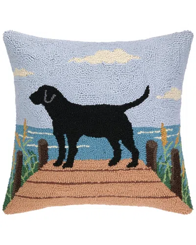 Makers Collective Lab On Dock Wool Hook Pillow