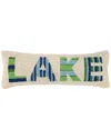 Makers Collective Lake Wool Hook Pillow In Multi