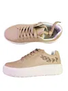 Maker's Ivy Rhinestone Walk All Day Sneakers In Tan In Multi