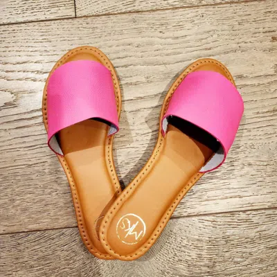 Maker's Slide Sandals In Fuschia In Pink