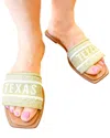 Maker's Texas Slide In Tan In Multi