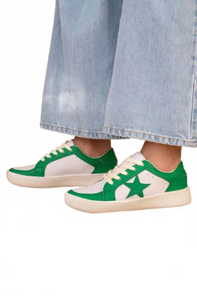 Maker's Unisex Game Day Sneakers In Green/ Yellow In Black