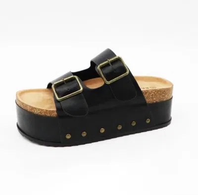 Maker's Women's Platform Sandals In Black